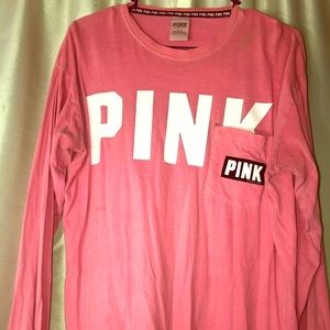 Pink Victoria secret t-shirt